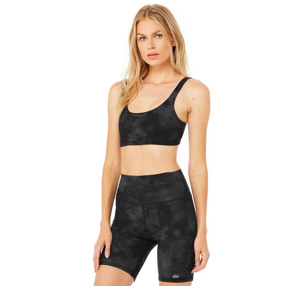 High-Waist Solarized Tie-Dye Set